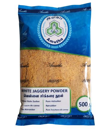 500g AMUTHA Jaggery Powder / light brown pure cane sugar / LIGHT jaggeree