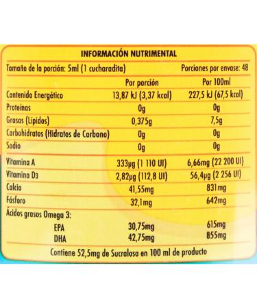 EMULSION ADEVIT ACEITE HIGADO DE BACALAO 240ml Banana Flavor/COD Liver Oil - Buy Online on GoSupps.com