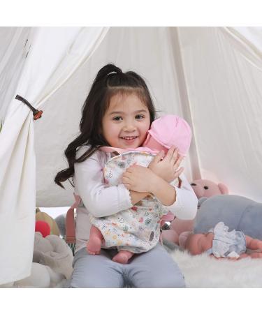 GAGAKU Doll Carrier - 100% Cotton Baby Front & Back Carrier for Kids | Adjustable Straps | Pink 2-Rose Garden - Shop Internationally! - Buy Online on GoSupps.com