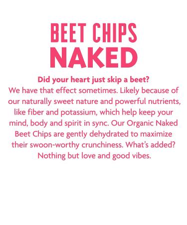 Rhythm Superfoods Beet Chips Organic Non GMO Vegan Gluten Free Snacks Naked 1.4oz (Pack of 4) - Buy Online on GoSupps.com