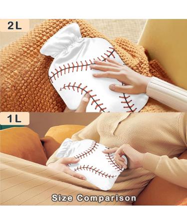 NAANLE Baseball Softball Heat Bottle 2L Transparent Warm Water Flap for Bed Hand & Feet Relief | Pain Relief & Cold Therapy - Buy Online on GoSupps.com