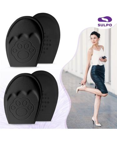 Buy Sulpo 2 Pairs Bale Pads for Loose Shoes - EVA Foam Cushions for Foot Pain Relief - Fits Most Shoes - Black Toe Fillers (Sizes 35-40) - Buy Online on GoSupps.com