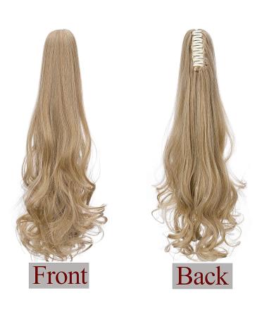Shop Heat Resistant 18 Ponytail Extensions - Wavy & Smooth Hair Braids in Bright Ash Brown Mix & Light Ash Brown Bleach Blonde - Fast International Shipping! - Buy Online on GoSupps.com