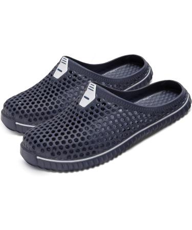 Buy Saguaro Breathable Mesh Clogs - Women's & Men's Summer Aqua Slippers Flat Sole Leisure Shoes 45 EU Navy - Buy Online on GoSupps.com