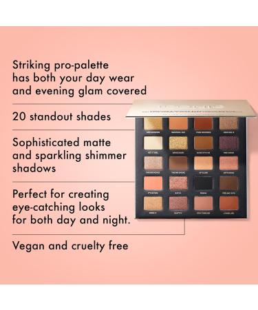 Buy ICONIC LONDON Thriving & Shining Eyeshadow Palette - 20 Shades of Shimmers Mattes & Glitters | International Shipping Available - Buy Online on GoSupps.com