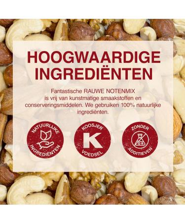 Tropgo Raw Mixed Nuts 500g Unsalted Nut Mix Freshly Packed Healthy Nuts with Fiber Protein Minerals Perfect as a Snack Contains Almonds Brazil Nuts Cashew Nuts Peanuts Hazelnuts - Buy Online on GoSupps.com