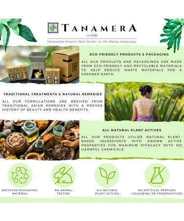 Tanamera Tropical Boreh Scrub - Herbal Anti-Inflammatory Exfoliating and Circulation Healing Body Scrub for Smooth and Supple Skin - Buy Online on GoSupps.com