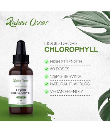 UK Sourced Chlorophyll Liquid | High Strength 125mg Drops | 2 Month Supply | 60 Servings | As Seen on TikTok - Buy Online on GoSupps.com