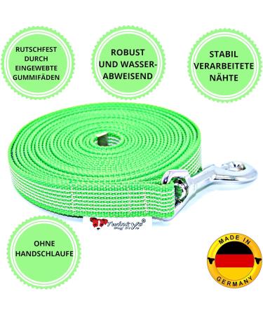 Twinkys Dog Style Tow Leash - 7.5m Neon Green Made in Germany 20mm Wide for Dogs Up to 50kg - Buy Online on GoSupps.com