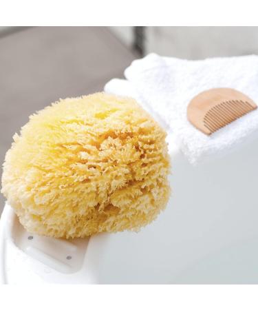 Tom & Pat Natural Bathing Sponge - Soft Greek Spa Quality for Sensitive Skin & Babies Dermatest Approved | 13-14 cm - Buy Online on GoSupps.com
