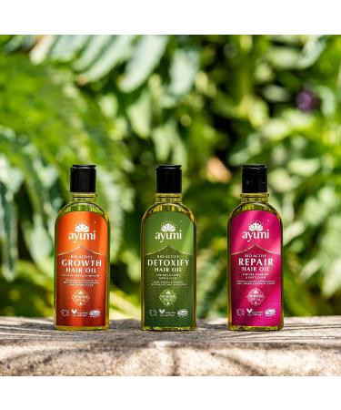 Ayumi Bio-Active Repair Hair Oil - Vegan, Cruelty-Free, Dermatologically Tested | 150ml - Buy Online on GoSupps.com