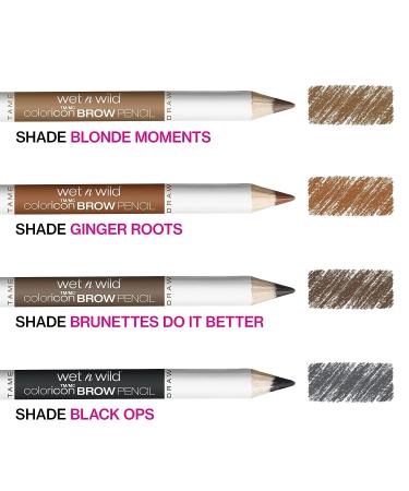 Wet n Wild Color Icon Brow Pencil - Dark Brown Eyebrow Pencil and Brush - Buy Online on GoSupps.com