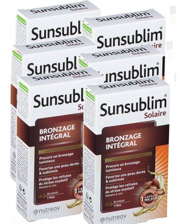 Nutreov Sunsublim Full Tan with Argan Oil - Pack of 6 x 30 Capsules - Buy Online on GoSupps.com