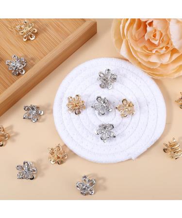 Ouligay 16-Piece Mini Flower Hair Clips - Perfect Hair Accessories for Women & Girls | Ideal for Weddings Birthdays & Parties - Buy Online on GoSupps.com