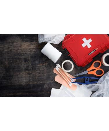 Nanuk 904 Waterproof First Aid Case - Red | Dust & Impact Resistant | Prepper & Survival Gear | Empty - Buy Online on GoSupps.com