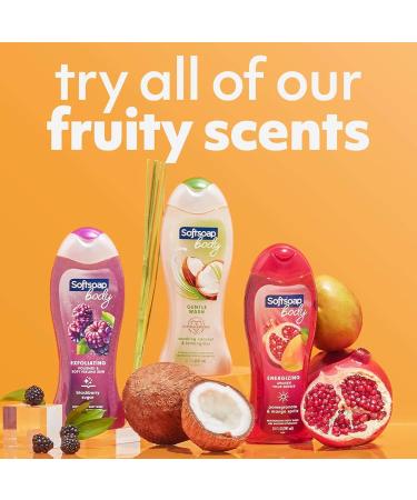 Softsoap Gentle Hypoallergenic Body Wash, Coconut Oil & Lemongrass - 20 Fl Oz (Pack of 4) - Buy Online on GoSupps.com