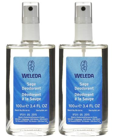 Weleda Sage Non-Aerosol Deodorant Spray-3.4 oz  2 pk