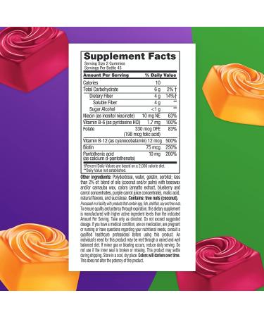 VitaFusion FiberWell Fit Vitamins - 90 Gummies for Digestive Health & Wellness - Buy Online on GoSupps.com