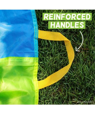 Play Platoon Kids Parachute with Handles - 24 Foot Multicolored Play Parachute - Buy Online on GoSupps.com