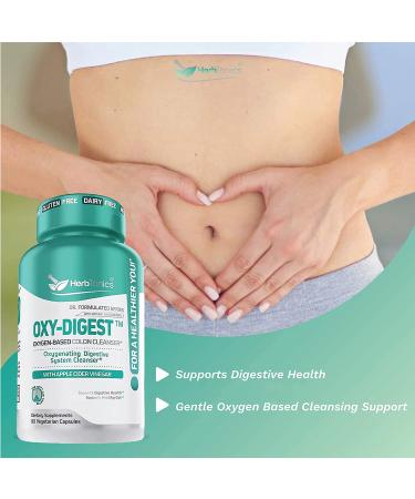 Colon Cleanse & Detox with Apple Cider Vinegar - 90 Vegan Pills for Men & Women - Buy Online on GoSupps.com