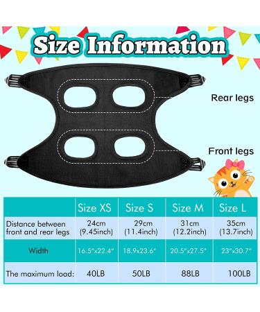 Ferraycle 14-in-1 Pet Grooming Hammock Harness for Dogs & Cats - Nail Trimming Sling with Clippers, File, Comb | Large Size Restraint Bag in Blue & Black - Buy Online on GoSupps.com