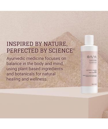 AVYA Hydroveda Essentials Daily Milk Cleanser 8.2oz - Ayurvedic Skincare for Natural Radiance - Gentle Makeup and Impurity Remover with Soothing Ginger Blend - Buy Online on GoSupps.com