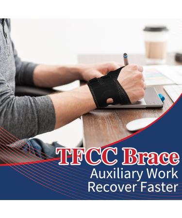 Adjustable Wrist Brace for TFCC Tears & Ulnar Pain - M Size Right Hand Wrap with Ring Pad for DRUJ Instability - Buy Online on GoSupps.com