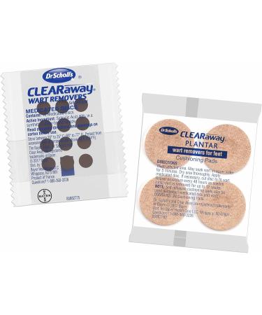 Dr. Scholl's Clear Away Plantar Wart Remover for Feet - 24 ea (Pack of 24) - Buy Online on GoSupps.com
