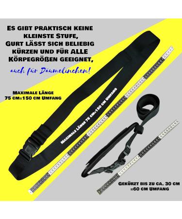 Babies1st Universal Baby Seat Wearing Belt - 5cm Wide 60-160cm Long with Anti-Slide Shoulder Pad - Black Carrier Base for Safe and Comfortable Use - Buy Online on GoSupps.com