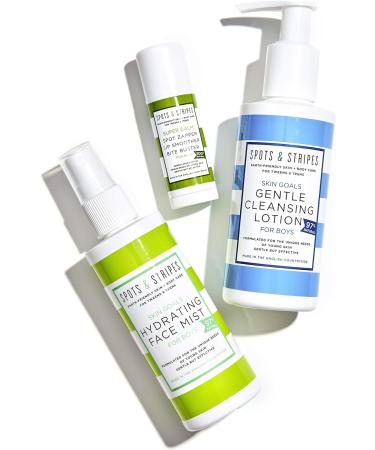 Skin Goals Hydrating Face Mist for Boys - 97% Natural Moisturising Spray with Hyaluronic Acid, Aloe Vera and Cucumber - Combats Blemishes - 125ml - Buy Online on GoSupps.com