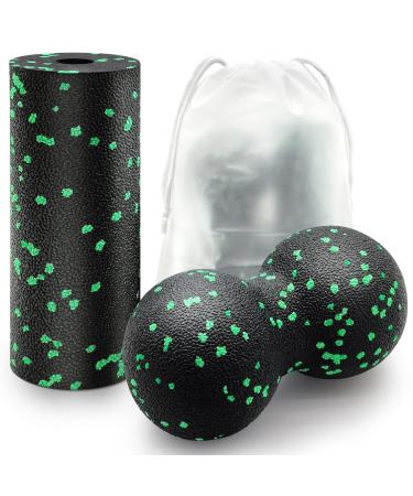 Euro fascia ball and fascia roll set small massage ball Facial roller for spine back neck medium hard roller roll for fascia training relieve pain - Buy Online on GoSupps.com