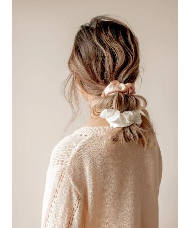 8 Pack Bridesmaid Proposal Hair Ties - Bachelorette Party Favors in White & Champagne - Buy Online on GoSupps.com