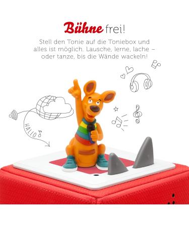 Buy Tonies Audio Figures for Toniebox - Volker Rosin's Singing Kangaroo | Children's Songs for Ages 3+ | 50 Minutes Playtime - Buy Online on GoSupps.com