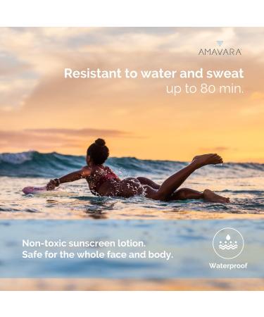 Buy Tinted Mineral Sunscreen SPF 50 - Vegan Waterproof Reef Safe Sunblock for Sensitive Skin (2-Pack) | Broad Spectrum Protection - Buy Online on GoSupps.com