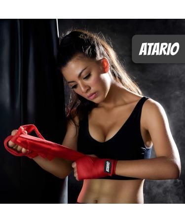 Buy ATARIO Boxing Bandages with Transport Net 3m/4.5m Thumb Loop Wraps for Boxing Kickboxing Muay Thai & MMA Unisex Durable Red Boxing Bands - Buy Online on GoSupps.com