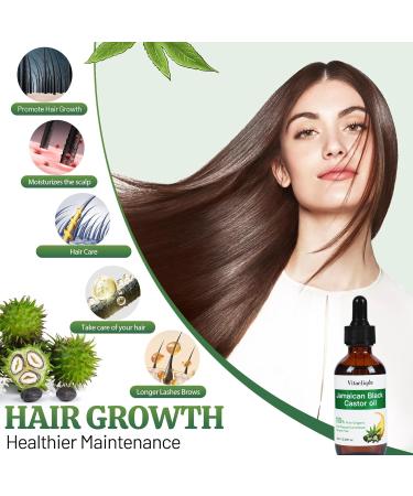 Jamaican Black Castor Oil 2.02oz - 100% Pure Organic Cold Pressed for Hair Growth Skin & Body Care | Moisturizing & Massage Oil - Buy Online on GoSupps.com