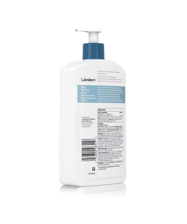 Buy Lubriderm Daily Moisture Lotion with SPF 15 - 13.5 fl oz (400 ml) | Hydrating Skin & Sun Protection - Buy Online on GoSupps.com