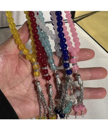 Oralgo's Handmade 99 Prayer Pearl Tasbih | Traditional Muslim Rosary Bracelet | Perfect Gift for Islamic Jewelry - Buy Online on GoSupps.com