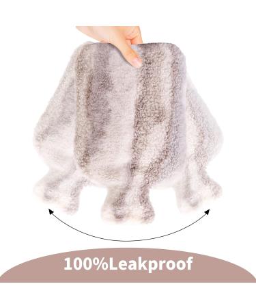 Samply 2L Hot Water Bottle with Soft Cover for Menstrual Cramps & Pain Relief - Grey - Buy Online on GoSupps.com