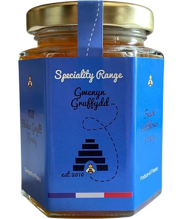 Gwenyn Gruffydd - French Raw Mountain Forest Chestnut Single-Origin Honey - Pure and Natural - Unpasteurised WildFlower Honey - unfiltered unheated - from Non-Sugar Fed Bees (227g Glass Jar) - Buy Online on GoSupps.com