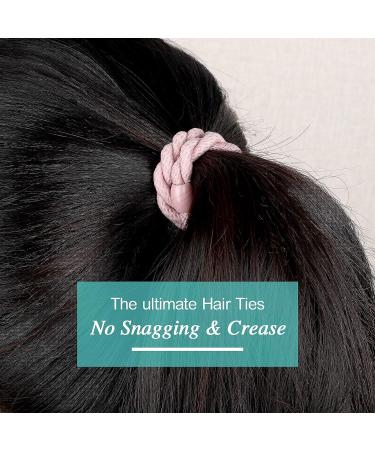 COZEASY 12 pcs Assorted Elastic Hair Ties - Gentle Hold Ponytail Holders for Thick and Curly Hair (Multicolor 17) - Buy Online on GoSupps.com