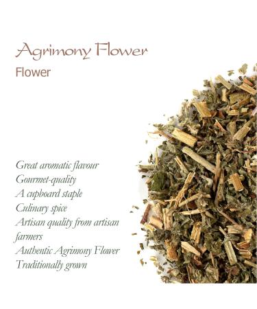 Organic Odermennig Tea - Agrimony Herb Tea 100g | Premium Aigremoine & Blueted Tea for Wellness - International Shipping Available - Buy Online on GoSupps.com