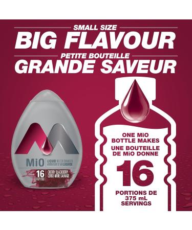 MiO Cherry Blackberry Liquid Water Enhancer 48ml (Pack of 12) 48 ml (Pack of 12) Cherry Blackberry (12 Pack) Water Enhancer - Buy Online on GoSupps.com