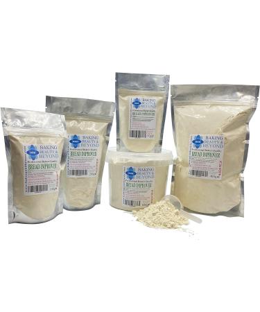 Bread Improver Powder - Dough Improver for Bread - Professional Dough Enhancer for Bread - All Grain Dough Conditioner Strengthens Gluten and Starch - to Improve Texture of All Flours (200g) 200 g (Pack of 1) - Buy Online on GoSupps.com