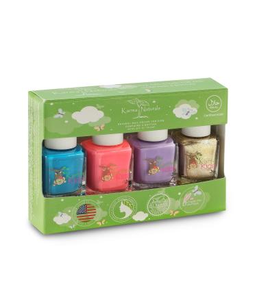 Karma Organic Certified Halal Kids Set - Vegan & Cruelty-Free Nail Polish (Pack of 4) - Buy Online on GoSupps.com