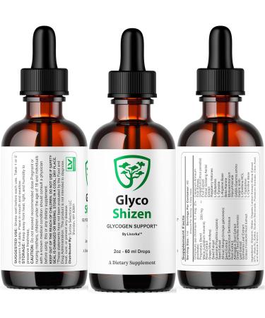 (3 Pack) Glyco Shizen Drops - GlycoShizen Drops Advanced Support Premium Formula Glycoshizen Supplement Liquid Extract Overall Health & Daily Wellness GlycoShizin Drop 3 Bottles for 3 Months - Buy Online on GoSupps.com