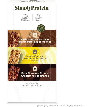 Simply Protein Best Sellers Variety Pack Protein Bars + Simply Protein Chocolate-Dipped Protein Bars (Cookies & Cream) - Buy Online on GoSupps.com