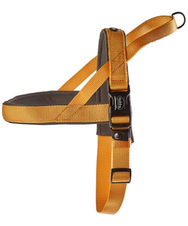Nobby Norwegian harness Classic Preno orange / grey L: 60-76 cm + 46 cm W: 25/35 mm 1 piece 60 - 76 cm+46 cm/25 35 mm orange/grey