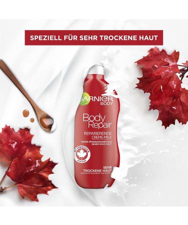 Garnier Moisture Cream & Repairing Body Milk - Intensive Moisturizer for Very Dry Skin Dermatologically Tested 6 x 400ml - Shop Internationally - Buy Online on GoSupps.com