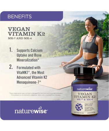 NatureWise Vitamin D3 5000IU (125mg) 360 Count + Vitamin K2 MK-7 100mcg and MK-4 500mcg 90 Count - Bundle for Bone & Heart Health - Gluten Free Non-GMO Halal Gelatin- 1 Year Supply - Buy Online on GoSupps.com